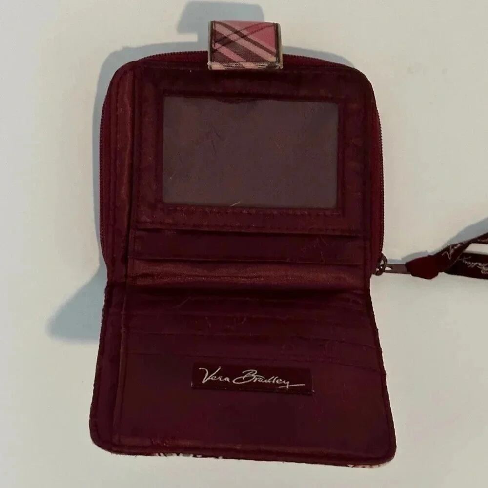 Vera Bradley Piccadilly Plum Small
Wallet Zip Around Snap Button
Retired Pattern - Picture 4 of 5